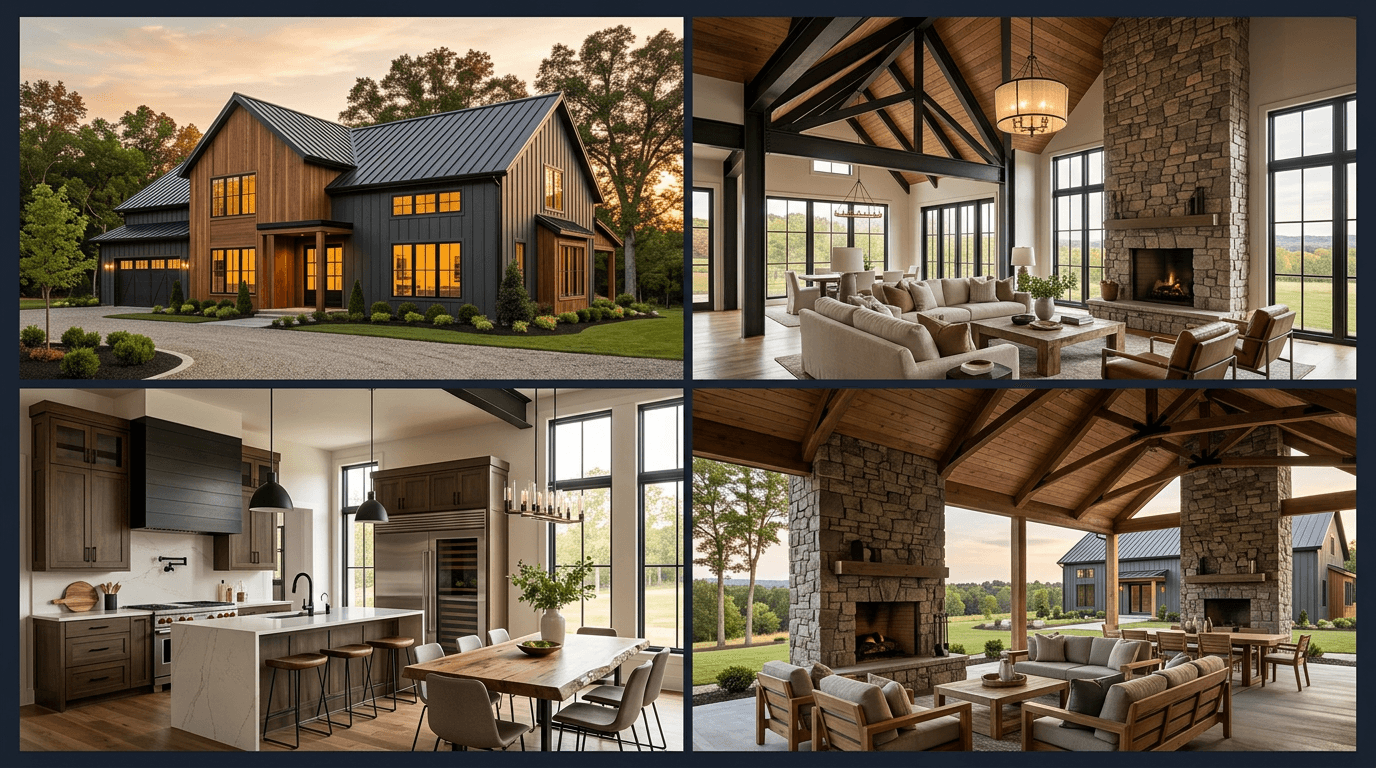 Plans Coming Soon barndominium collage